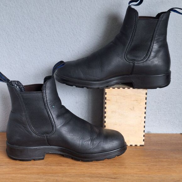 Blundstone Thermal All Terrain Chelsea Boots Black Leather Thinsulate AU 6 US 9 - Picture 5 of 13